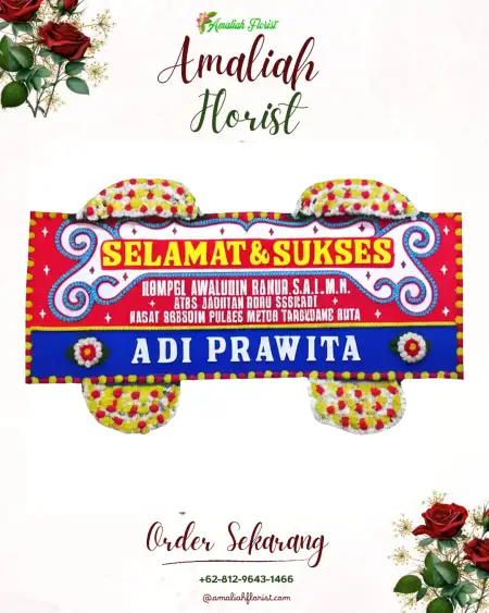 Papan Bunga Ucapan Selamat Bojongemas